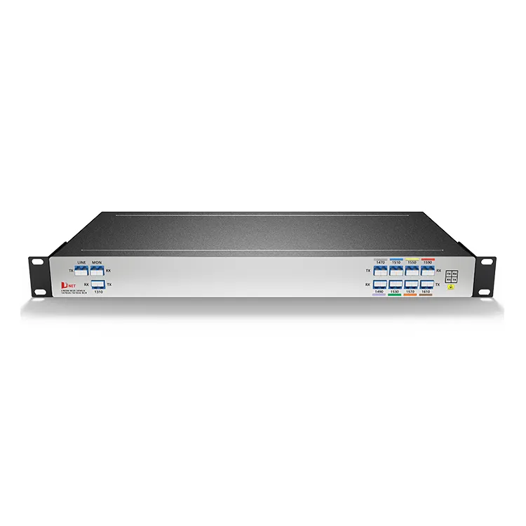 Dual Fiber CWDM Mux And Demux 8CH(1470-1610) With 1310nm 1U Rack